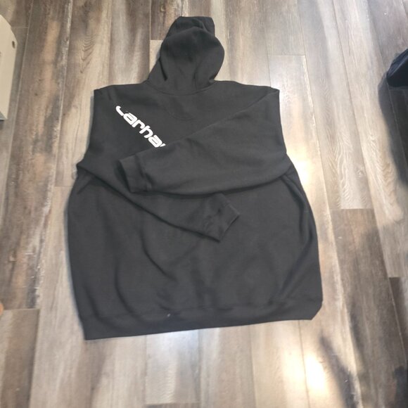 Carhartt Mens Fit Midweight Logo Sleeve Graphic Hoodie - Picture 8 of 8